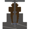 10GP80-1 - Brass Angle Hose Valve - Image 2