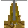6GN80-4 - Brass Angle Hose Valve - Image 2