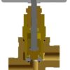 6GN82-7 - Brass Angle Hose Valve - Image 2