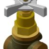 6GN82-7 - Brass Angle Hose Valve
