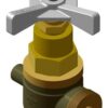6GP81-0 - Brass Angle Hose Valve