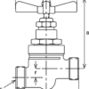 6GSC82-6 - Brass Angle Hose Valve - Image 3