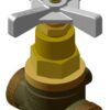 6GSC80-2 - Brass Angle Hose Valve