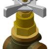 6GSC82-6 - Brass Angle Hose Valve