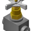 6GSCW70-5 - Brass Angle Hose Valve