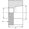 6T53-8-7 - Female NPT Fittings - Threadpiece, Reducing Pipe Size - Image 3