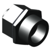 7873 - 1/4" Tube Socket Weld x 1/4" IPS Socket Weld Union