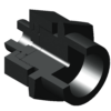 7873 - 1/4" Tube Socket Weld x 1/4" IPS Socket Weld Union - Image 2