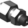 7859 - 1/4" Tube Socket Weld x 7/16"-20 Male Straight Thread