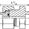 7873 - 1/4" Tube Socket Weld x 1/4" IPS Socket Weld Union - Image 3