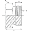 8319-20 - Tube Fittings - Straight Thread Plug -8319 - Image 3