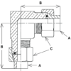 8320-10 - Tube Fittings - Union Elbow - Tube to Tube - Image 3