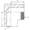 8322T-8-6 - Elbow Adapters - Female Pipe Thread - Image 3