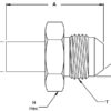 8651-12-12-CUNI - 8651 Series Male Sil-Braze Tube x 37º Male Flare Adapters - Image 2