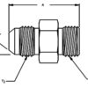 6728-8-8-CUNI - 6728 Series S.A.E. Male "O"-Ring Tube to 37º Male Flare Adapters - Image 2