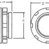 B-ADP-6FS-9MHT - Adapters - Female Split Clamp to Special Male Thread - Image 2