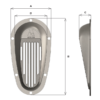 70ISS315-160 - Stainless Steel Inlet Scoop Strainers - Image 2