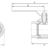 00BBV100LP - Bronze Low Profile Ball Valves - Image 2
