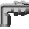 148-05218-05 - Medium Pressure TFE Flareless Hose Fittings - 90º Elbow, Flareless, Forged