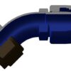 148-2045-10D - Medium Pressure Rubber Flareless Hose Fittings - 45º Elbow, Flareless