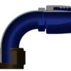 148-2090-20D - Medium Pressure Rubber Flareless Hose Fittings - 90º Elbow, Flareless