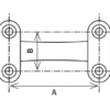 70COBS1000 - 316 Stainless Steel Open Base Cleats - Image 2