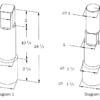 10R1731RUD - Bronze Stepped Shaft Rudders - Image 2