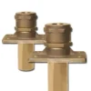 00RP300- Bronze Rudder Ports - Inside Mount - Rectangular Flange - Image 2